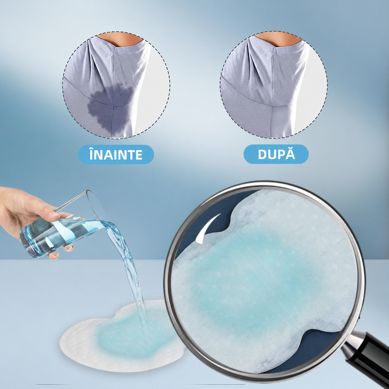 Absorbantele Premium Subraț-Stop Pete de Transpirație